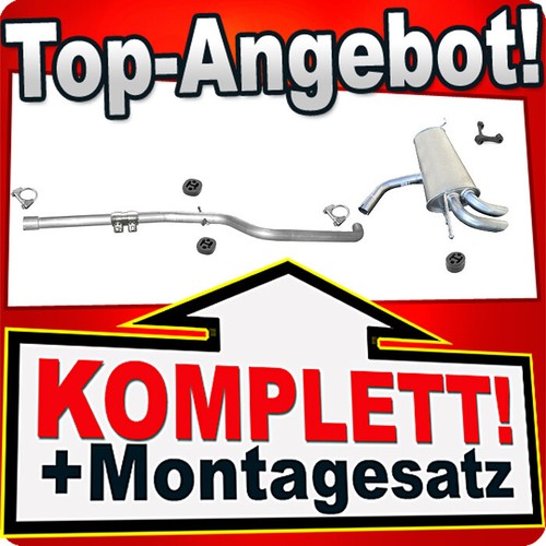 Auspuff für golf 2 - vw, 5
