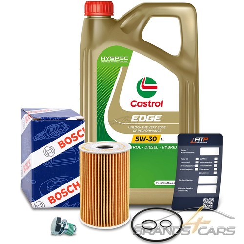 Bosch ölfilter castrol - bosch, Ölfilter+5l